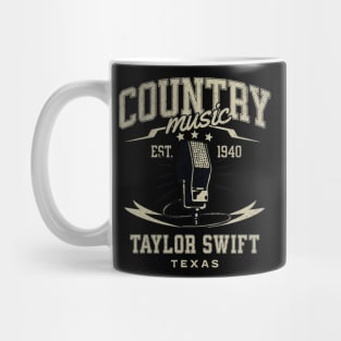 country music microphone singer  v6 Mug